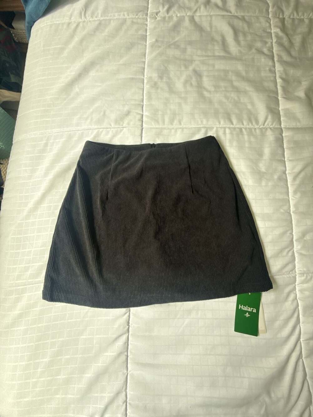 Halara Corduroy Skort Size S Black